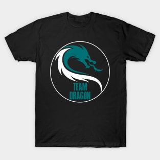 Team Dragon green & white large logo T-Shirt